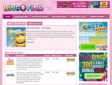 Tablet Screenshot of bingofind.com